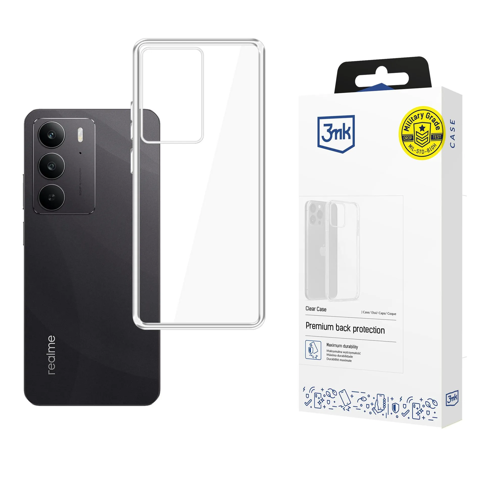Case for Realme C75 - 3mk Clear Case
