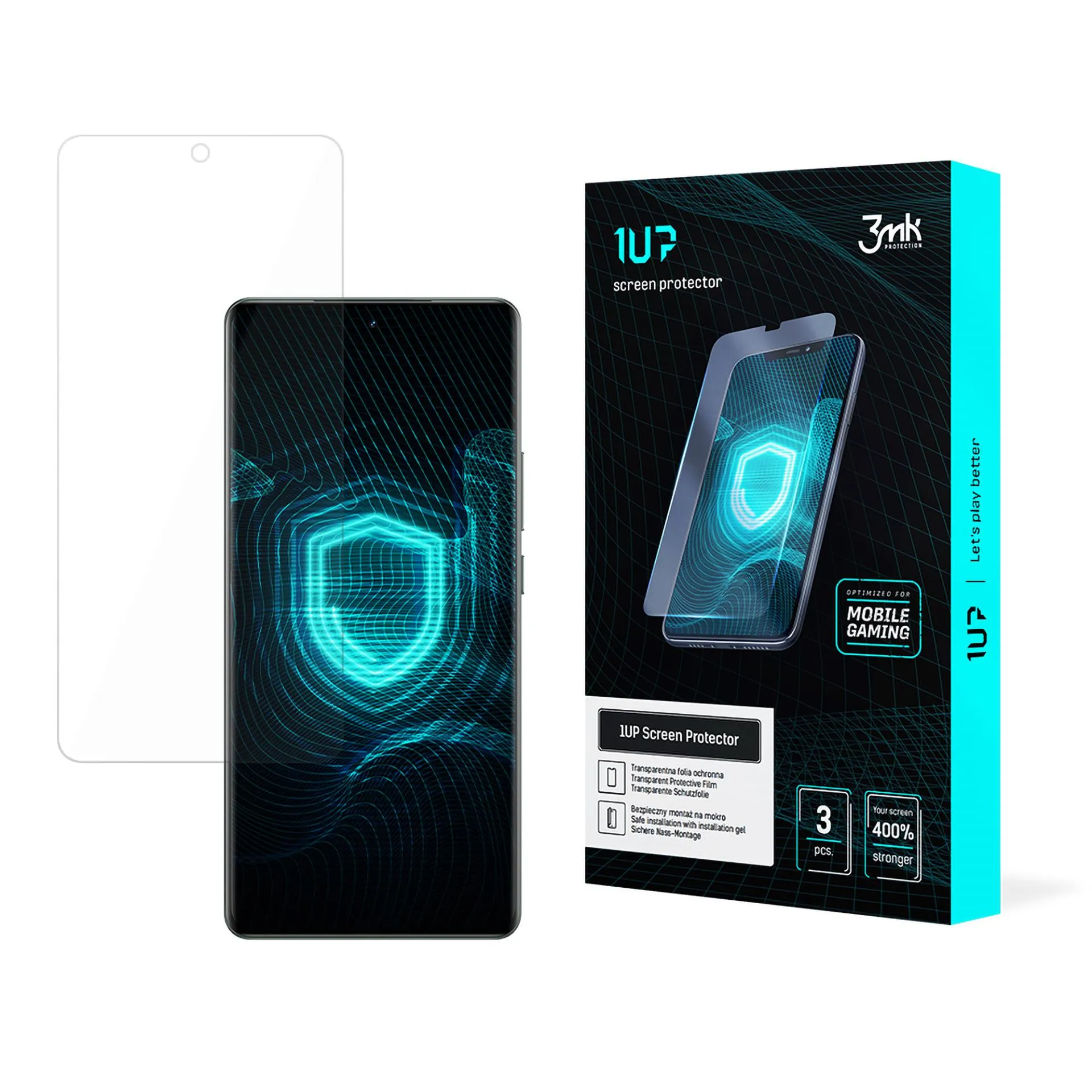 Protective film for Realme GT 6T - 3mk 1UP screen protector (3 pieces)