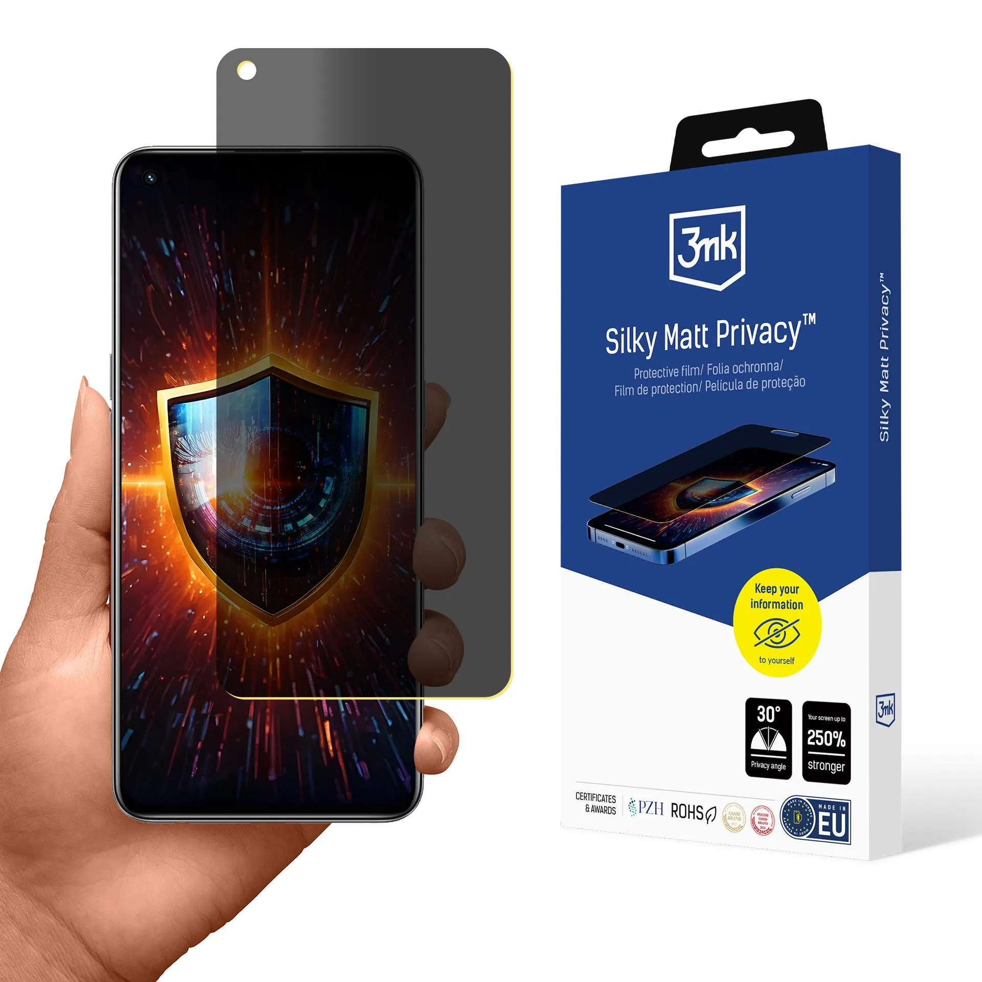 Privacy film for Realme GT Master - 3mk Silky Matt Privacy