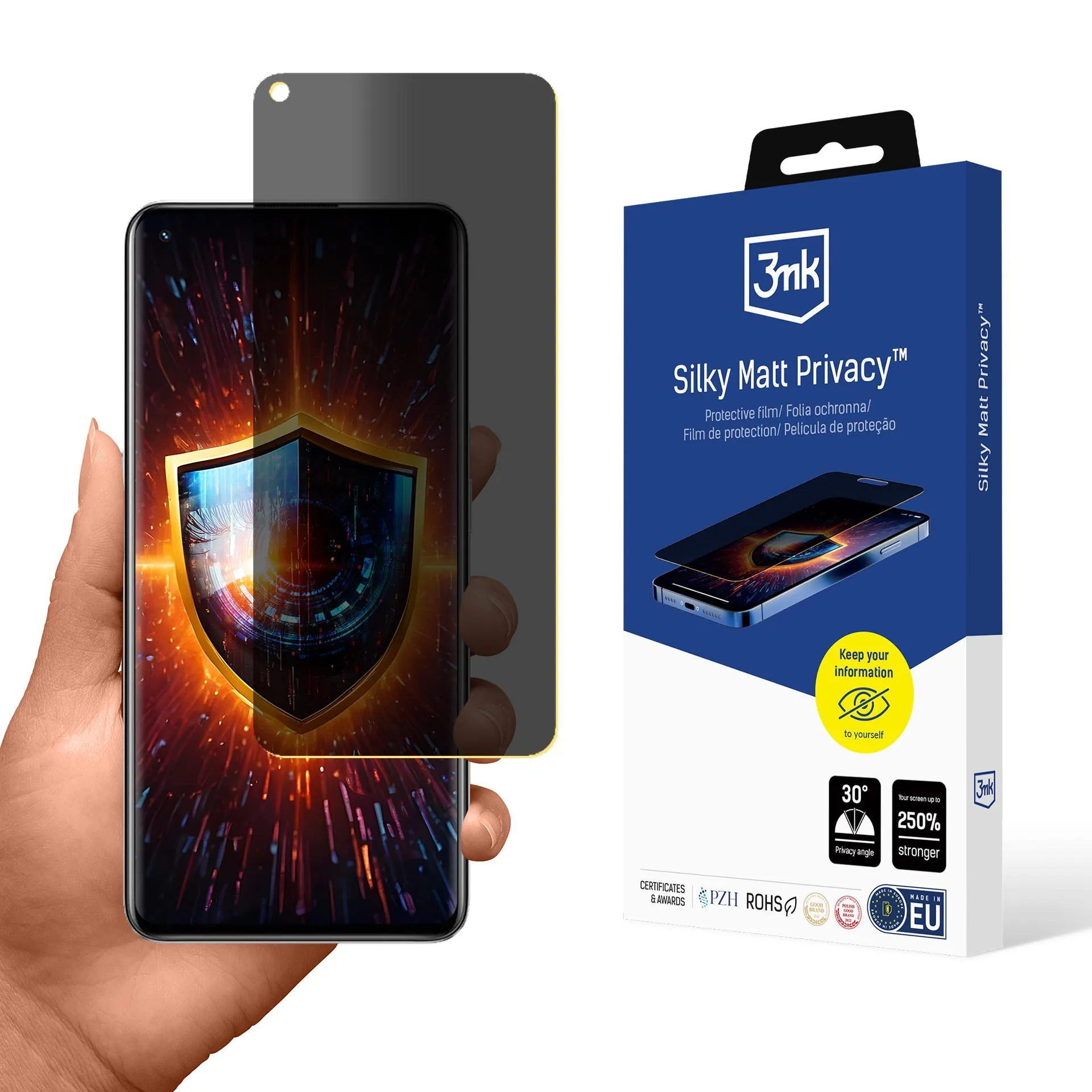 Privacy film for Realme GT Neo 3T - 3mk Silky Matt Privacy