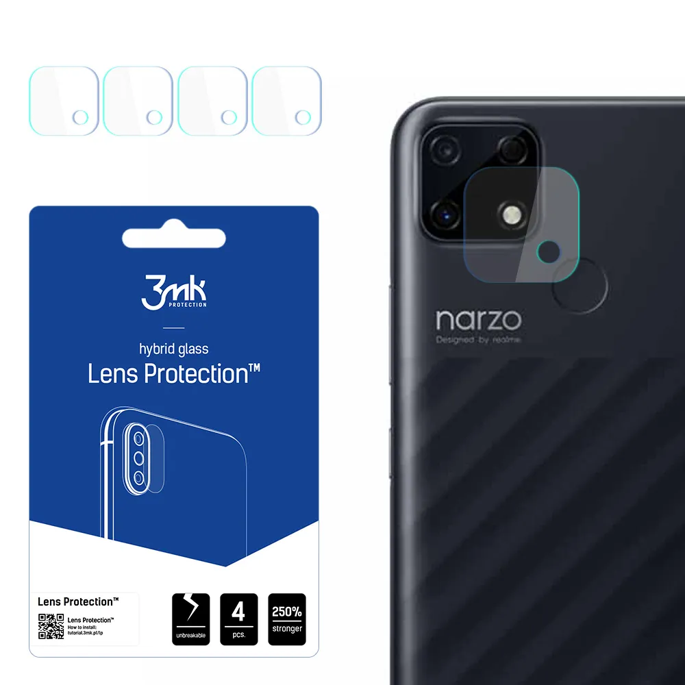Lens glass for Realme Narzo 30A - 3mk Lens Protection