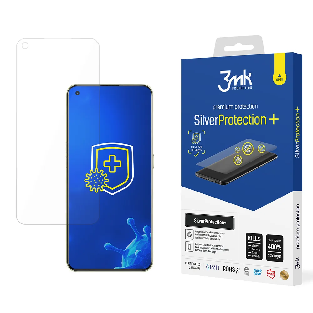 Anti-Shock Protective Film for Realme Q3 5G - 3mk SilverProtection+