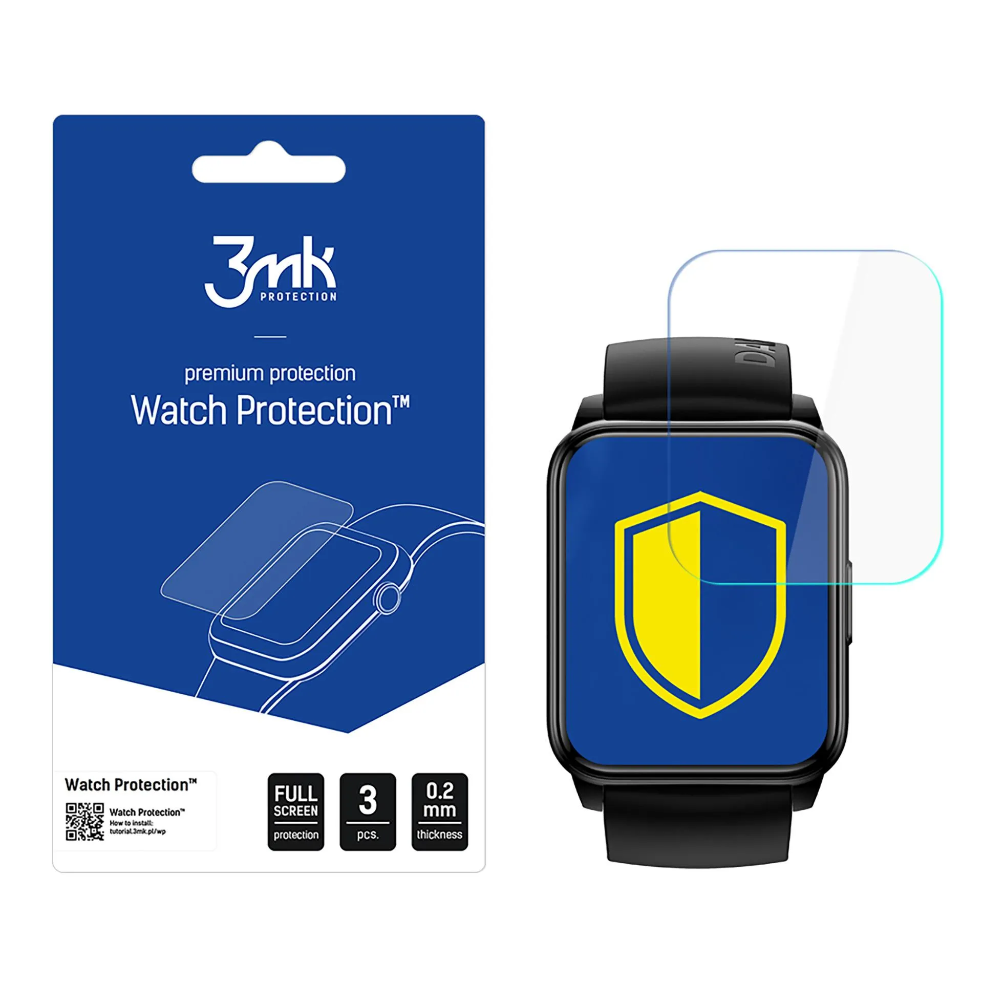 Protective screen film for smartwatch Realme Watch 2  - 3mk Watch Protection