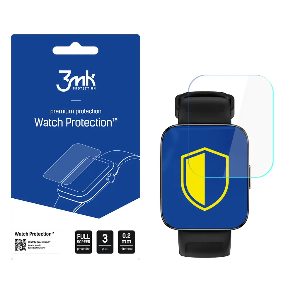 Protective screen film for smartwatch Realme Watch 3 Pro - 3mk Watch Protection