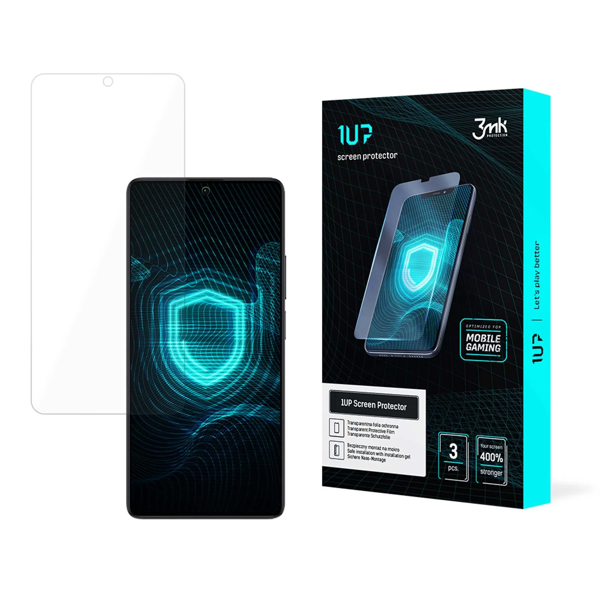 Protective film for Redmi 13 5G - 3mk 1UP screen protector (3 pieces)