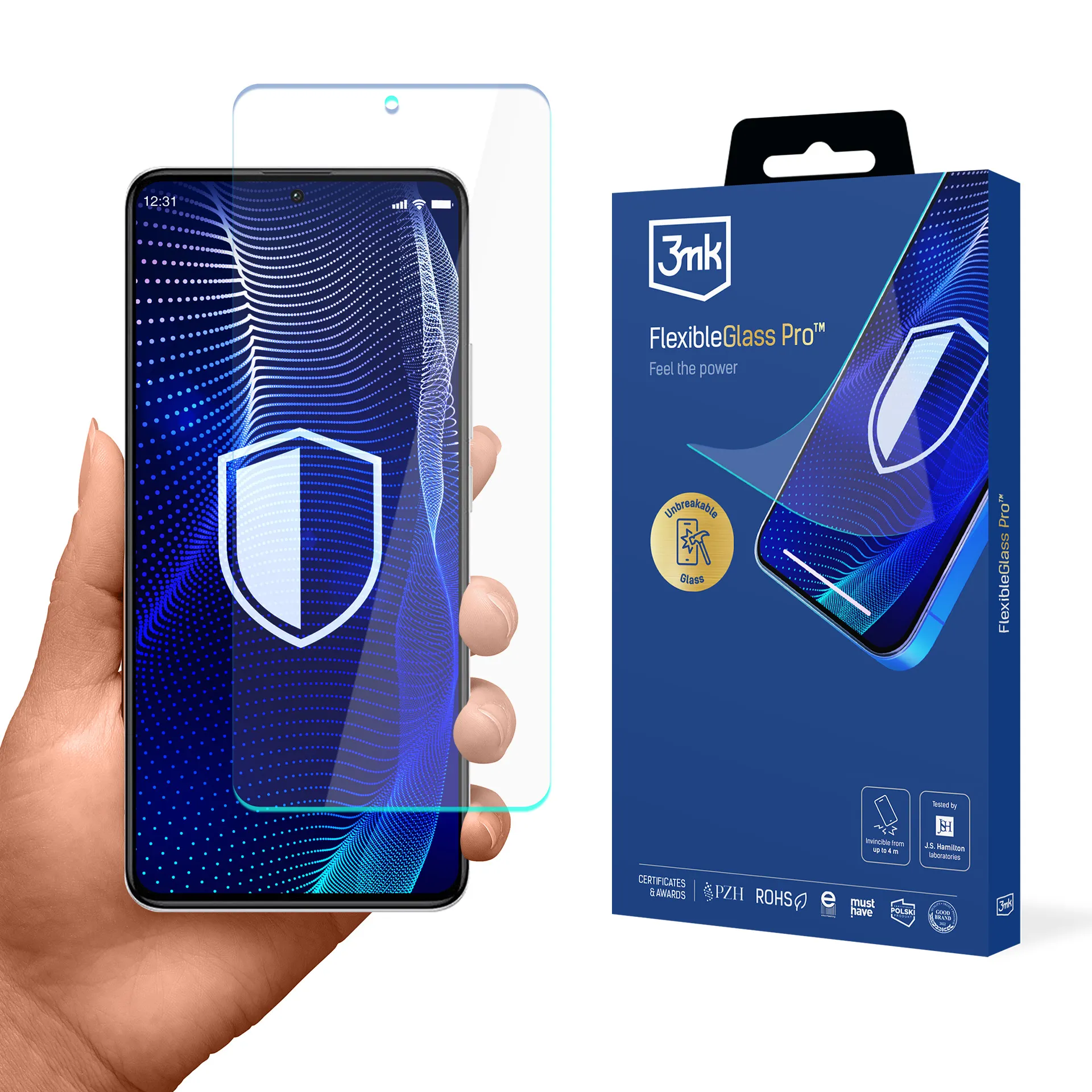 Shatterproof glass for Redmi K60 / K60 Pro - 3mk FlexibleGlass Pro