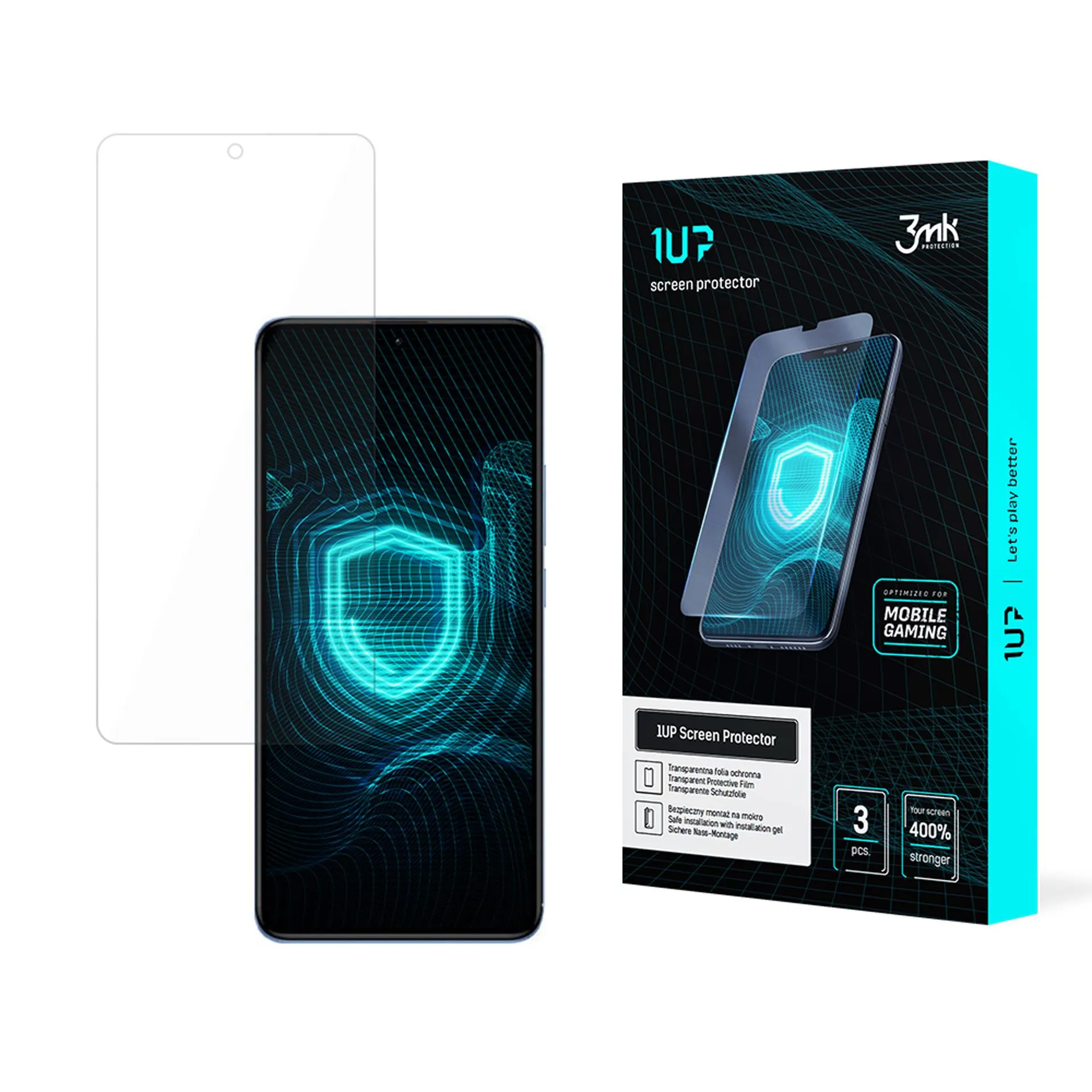 Protective film for Redmi K60e - 3mk 1UP screen protector (3 pieces)