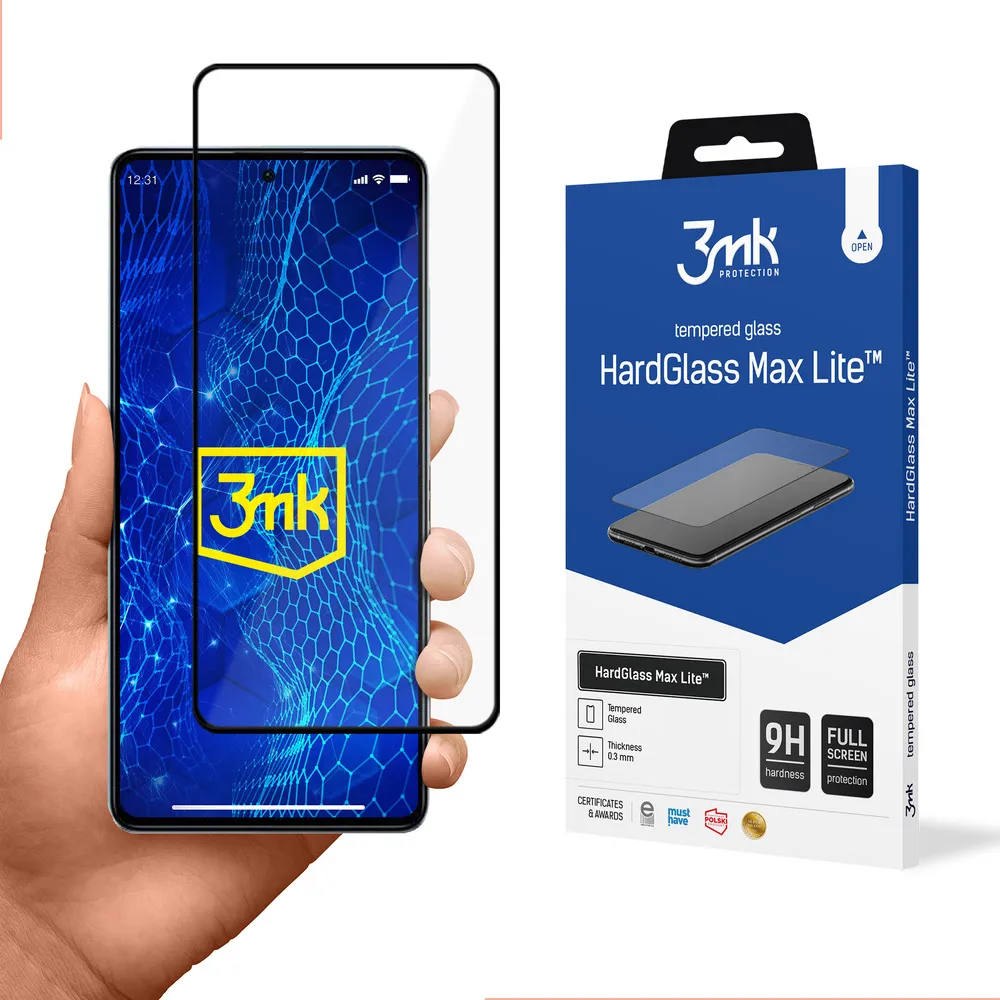 Tempered glass for Redmi Note 12 Pro/Pro+ - 3mk HardGlass Max Lite