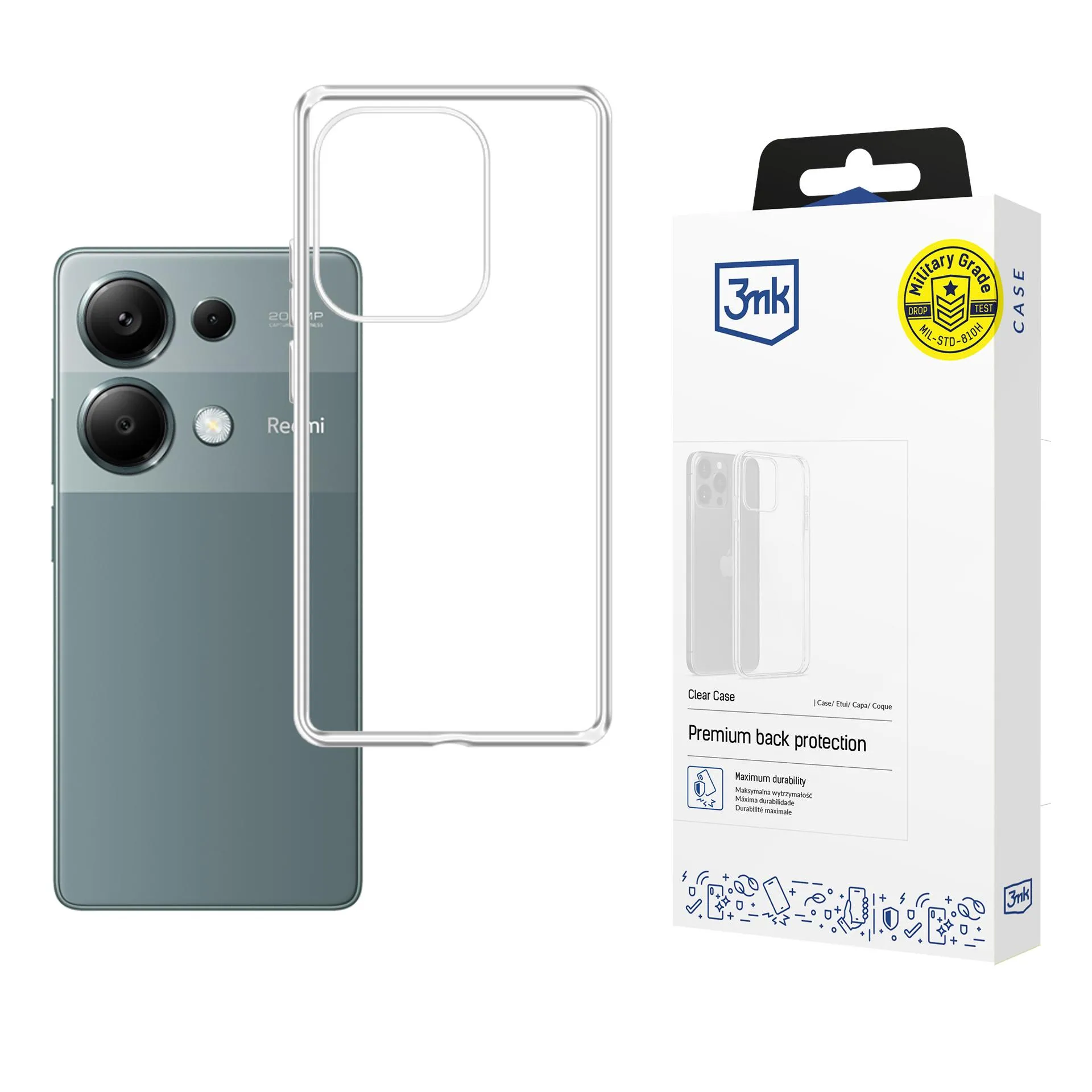 Case for Redmi Note 13 Pro 4G - 3mk Clear Case