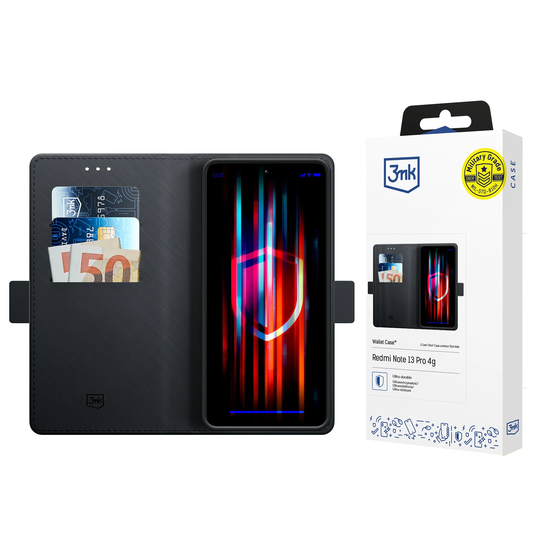 Case for Redmi Note 13 Pro 4G - 3mk Wallet Case