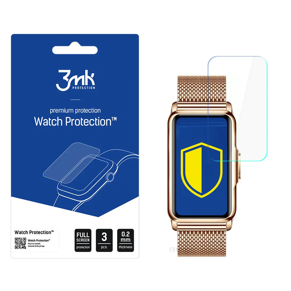 Protective screen film for smartwatch Rubicon RNCF04 - 3mk Watch Protection