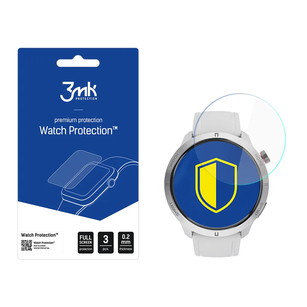 Protective screen film for smartwatch Rubicon RNCF14 - 3mk Watch Protection