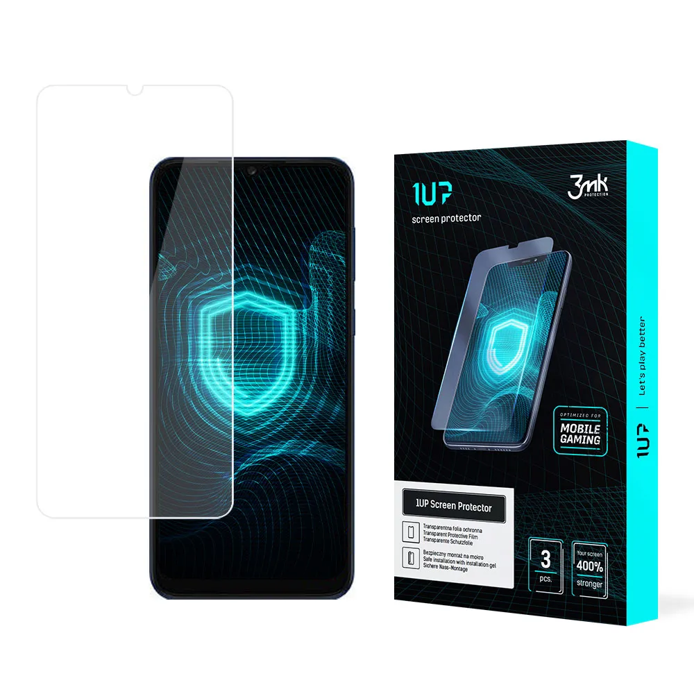Protective film for Samsung Galaxy A03 Core - 3mk 1UP screen protector (3 pieces)