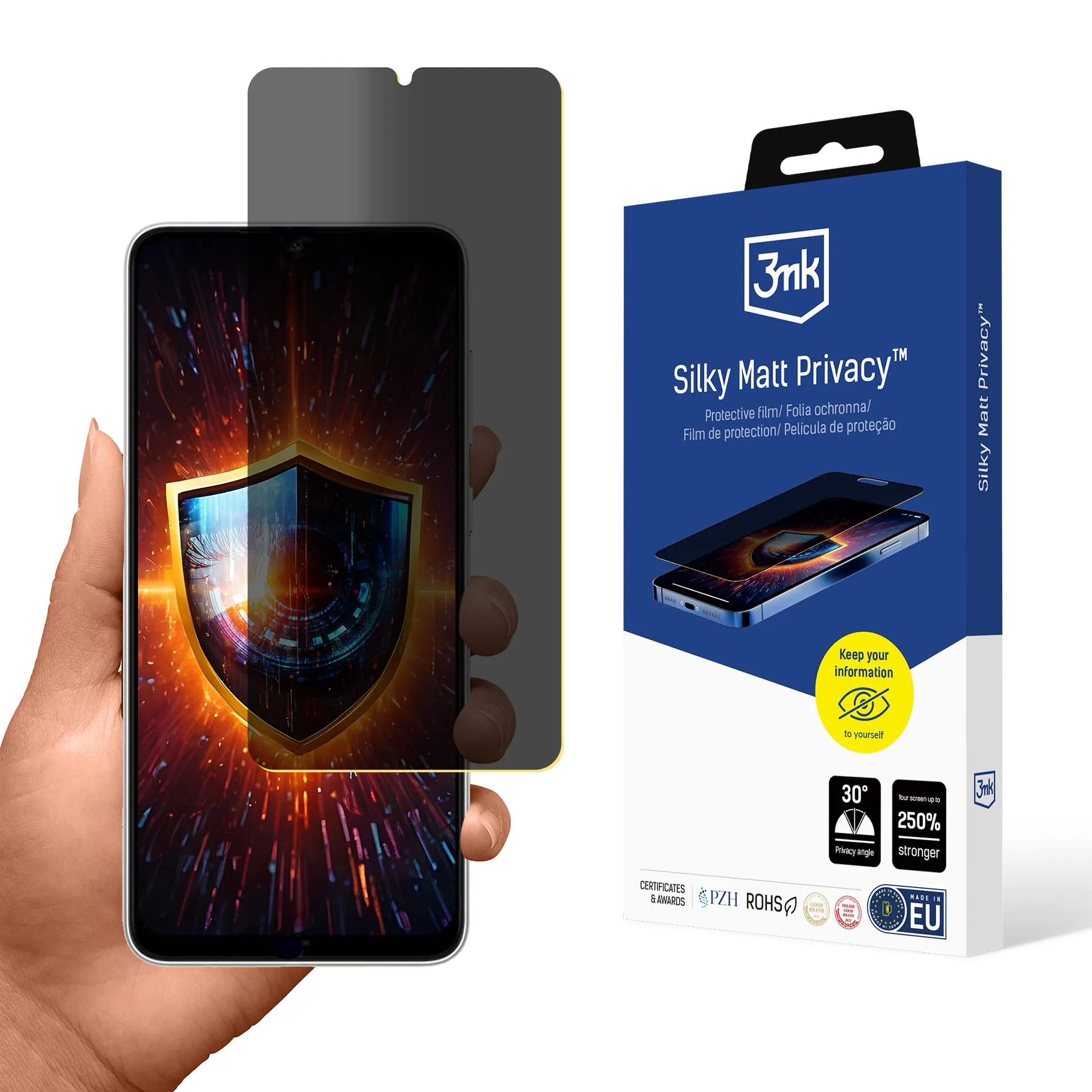 Privacy film for Samsung Galaxy A05 - 3mk Silky Matt Privacy