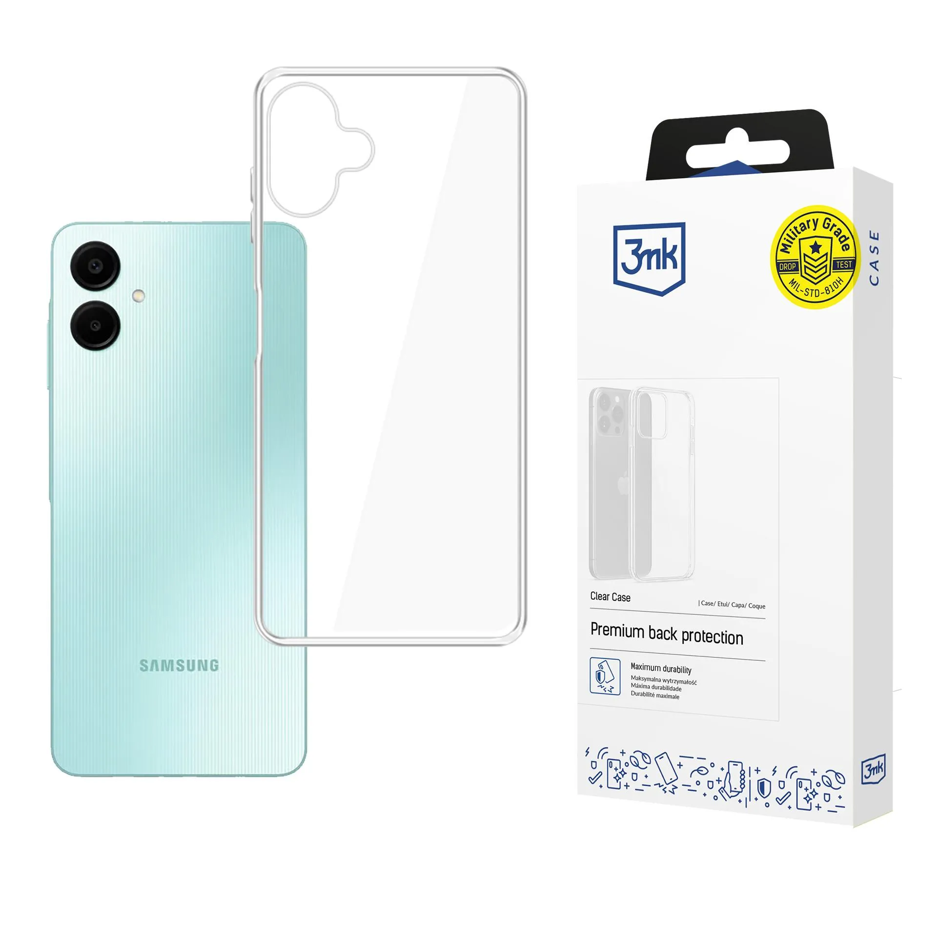 Case for Samsung Galaxy A06 - 3mk Clear Case