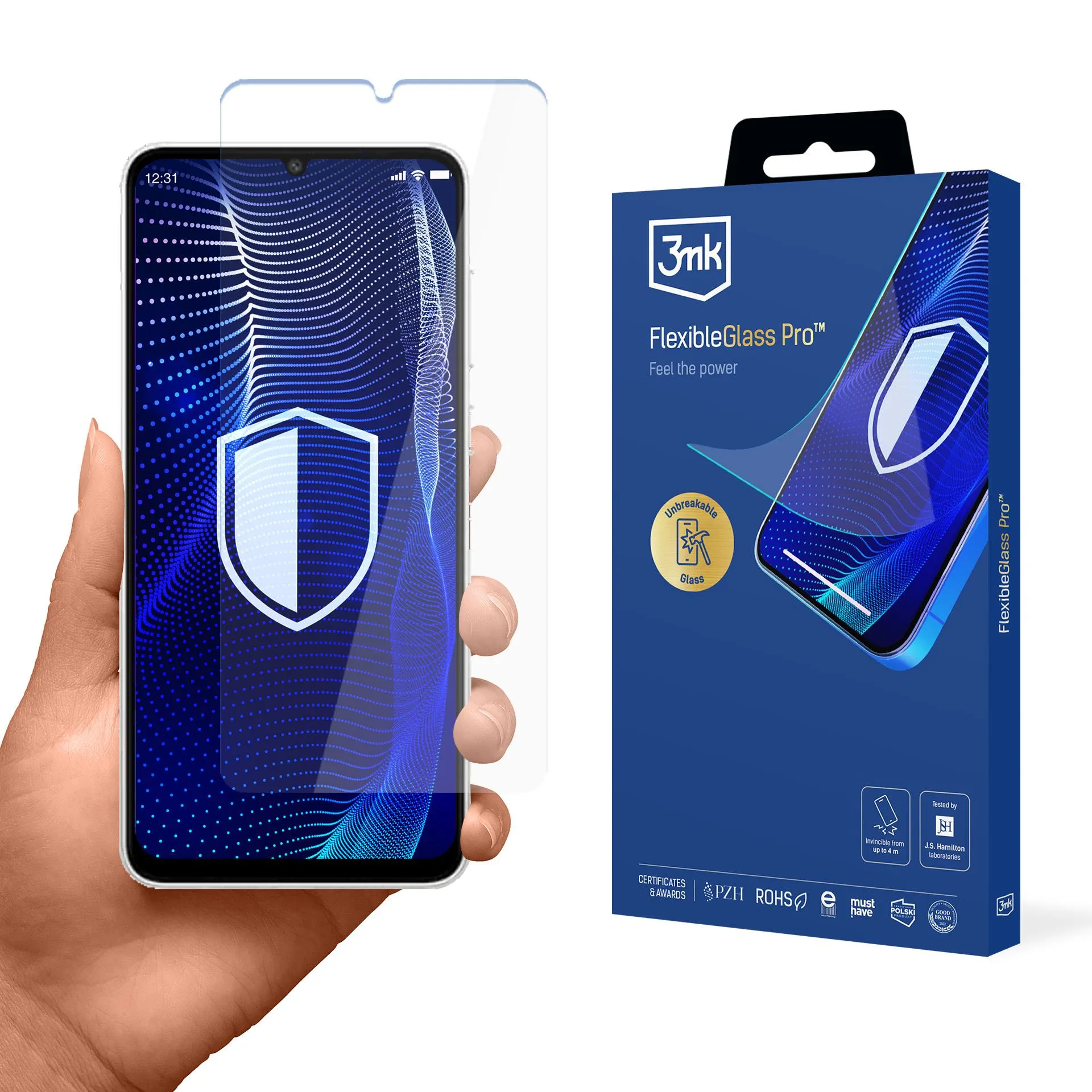 Shatterproof glass for Samsung Galaxy A06 - 3mk FlexibleGlass Pro