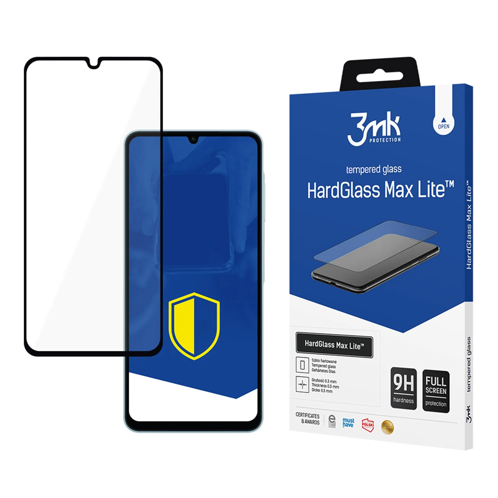 Tempered glass for Samsung Galaxy A06 - 3mk HardGlass Max Lite