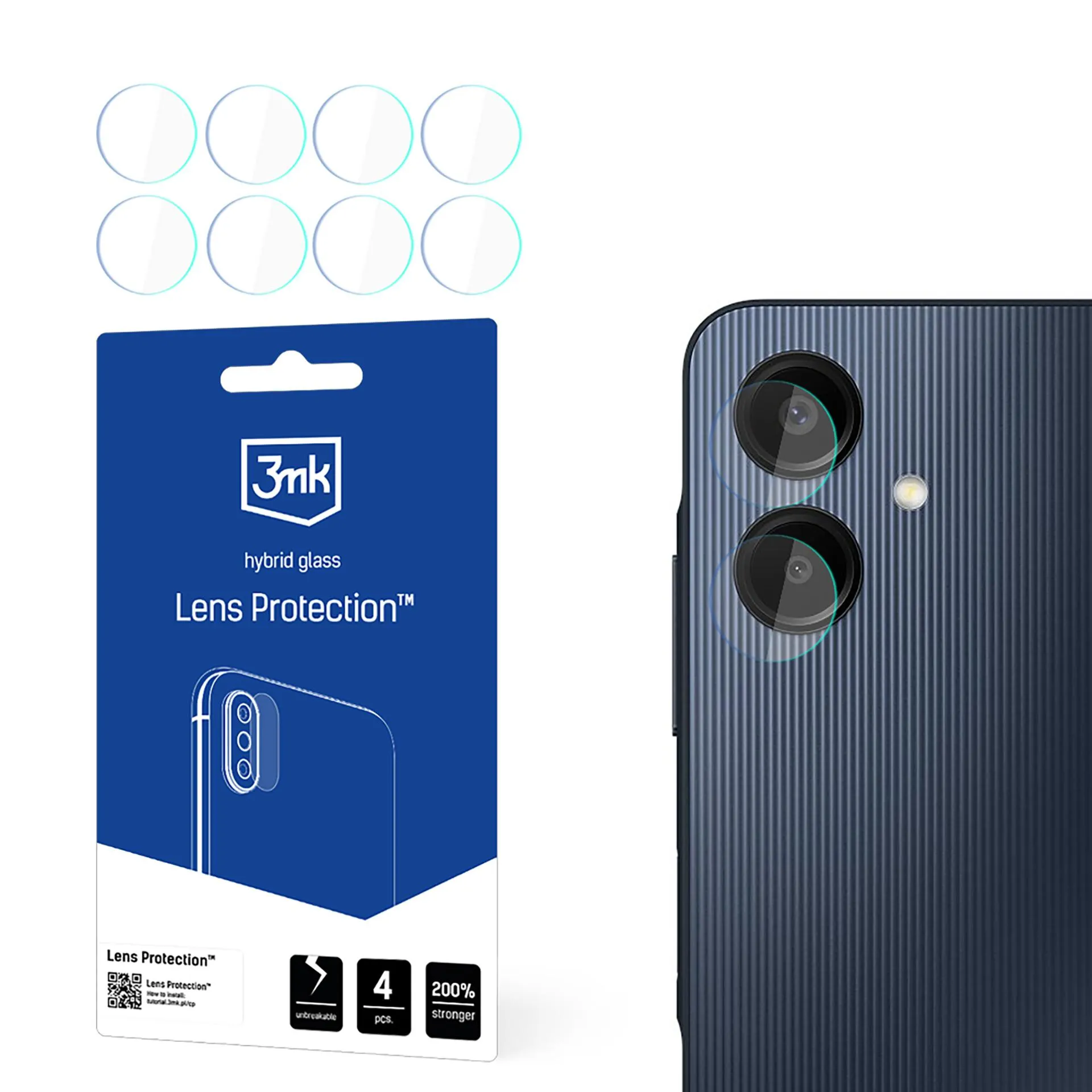 Lens glass for Samsung Galaxy A06 - 3mk Lens Protection