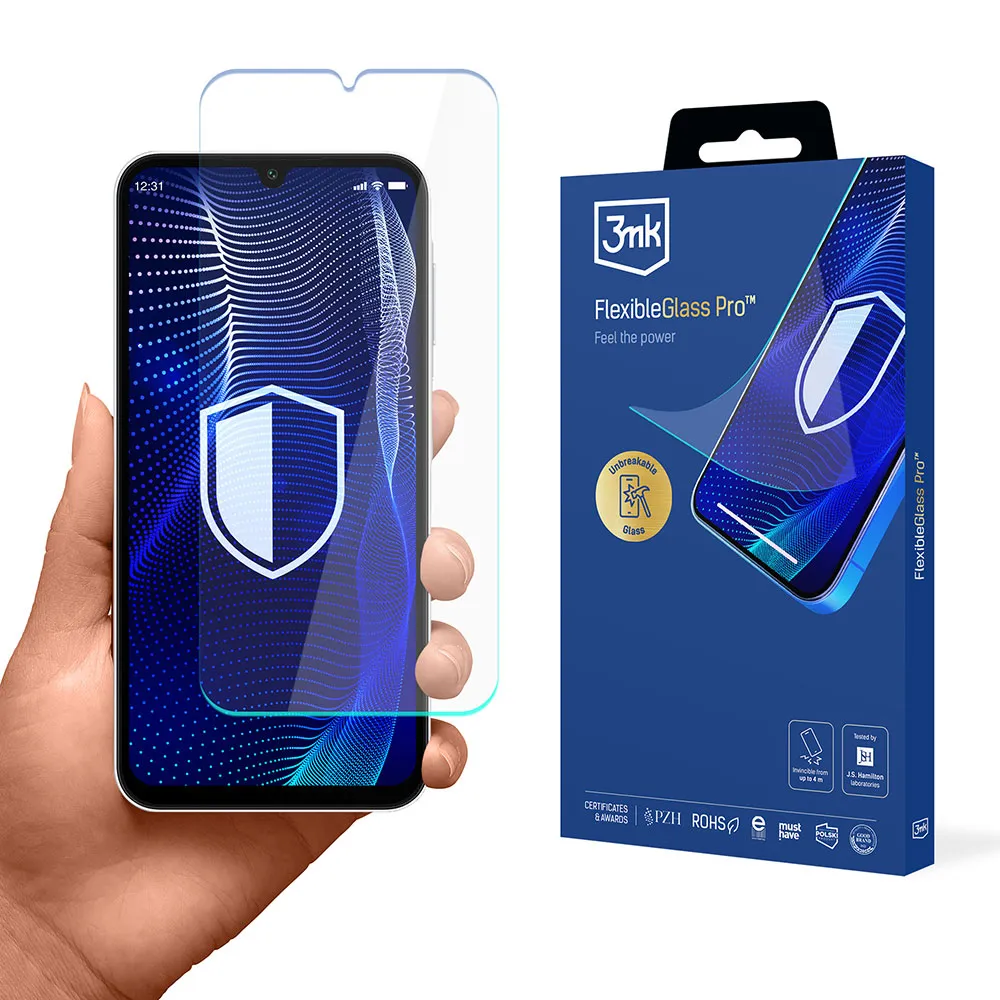 Shatterproof glass for Samsung Galaxy A15 5G - 3mk FlexibleGlass Pro