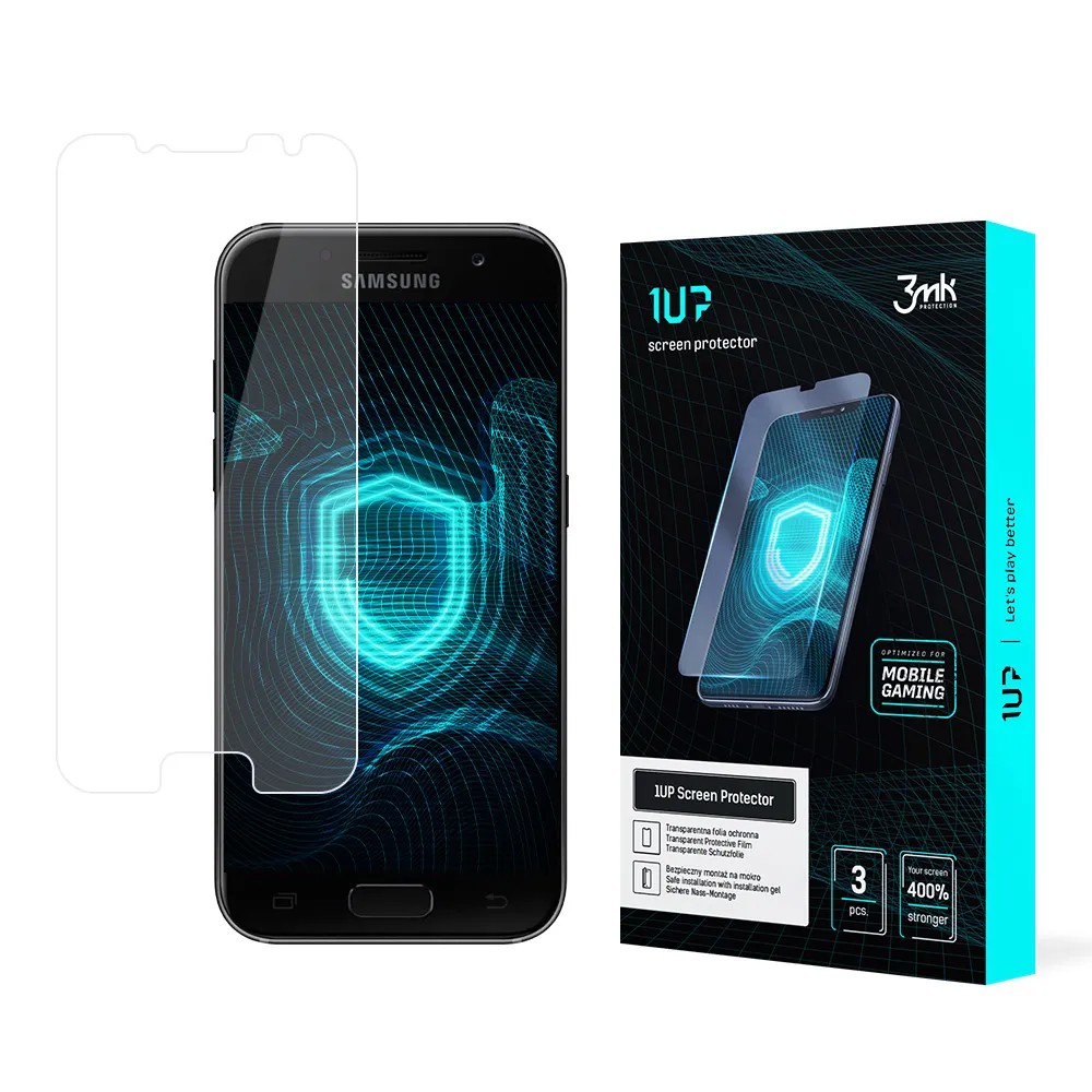 Protective film for Samsung Galaxy A3 2017 - 3mk 1UP screen protector (3 pieces)