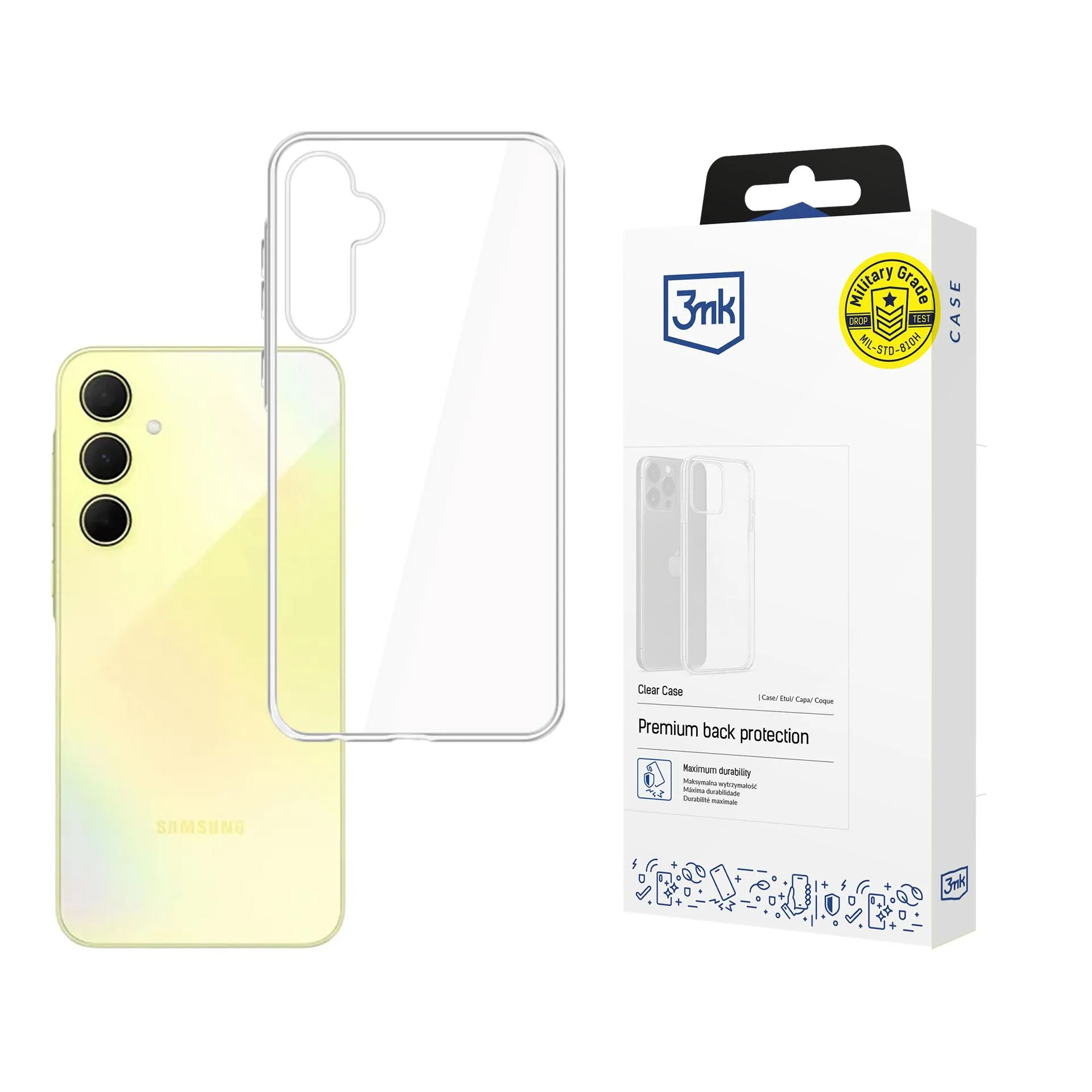 Case for Samsung Galaxy A35 5G - 3mk Clear Case