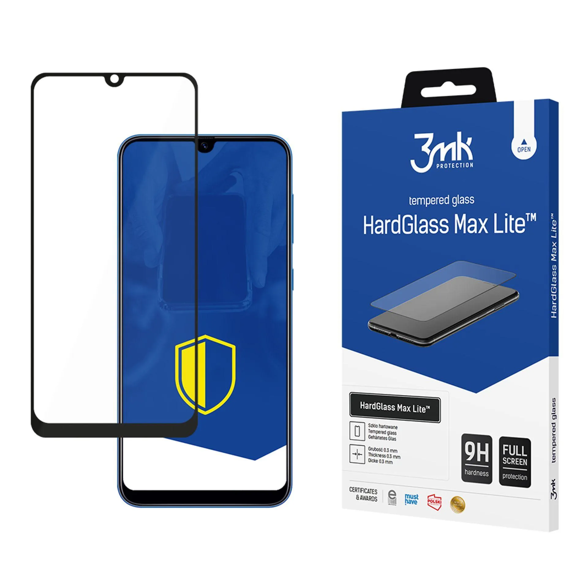 Tempered glass for Samsung Galaxy A40 - 3mk HardGlass Max Lite