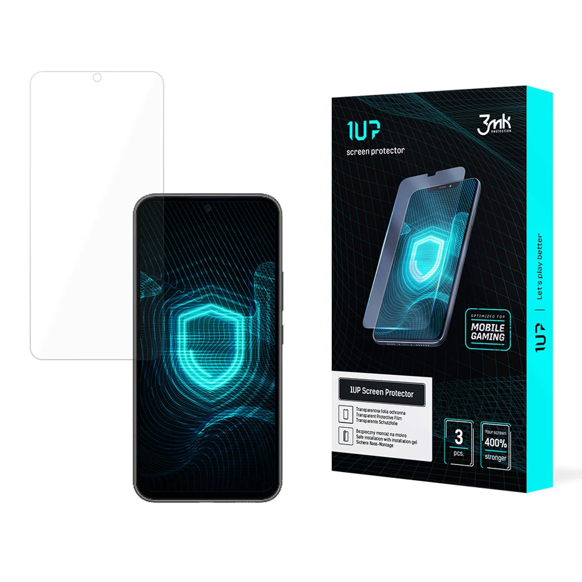 Protective film for Samsung Galaxy A54 5G - 3mk 1UP screen protector (3 pieces)