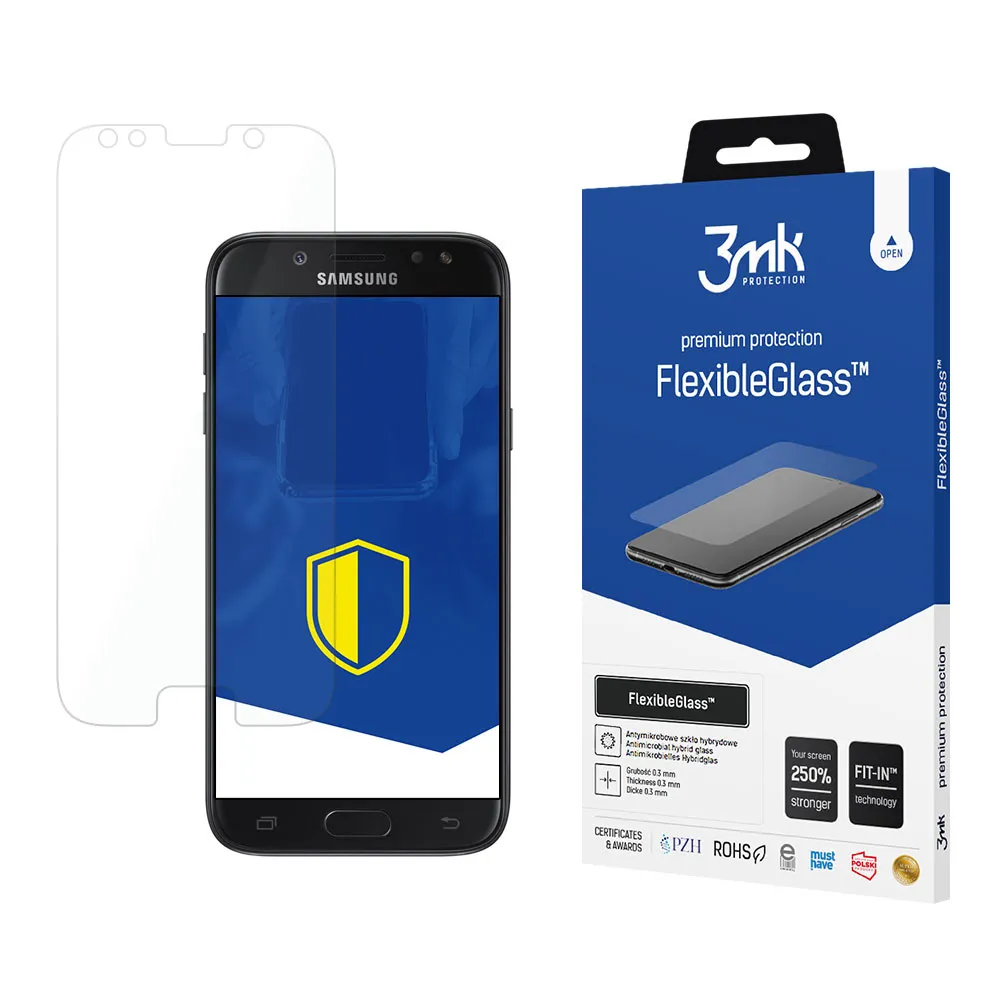 Shatterproof hybrid glass on Samsung Galaxy J5 2017 - 3mk FlexibleGlass™
