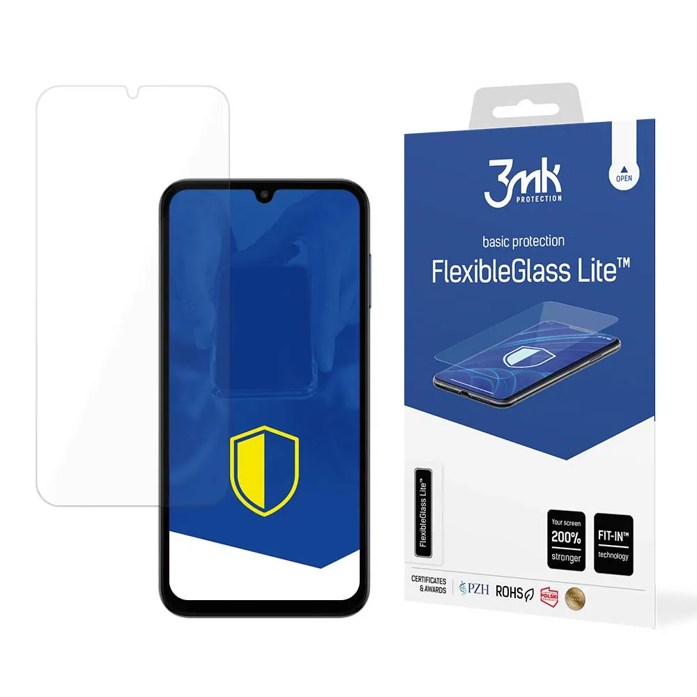 Unbreakable hybrid glass for Samsung Galaxy M15 5G - 3mk FlexibleGlass Lite