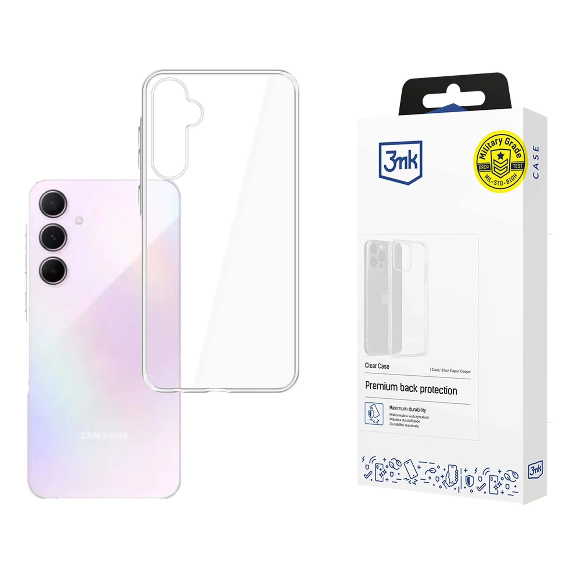 Case for Samsung Galaxy M35 5G - 3mk Clear Case