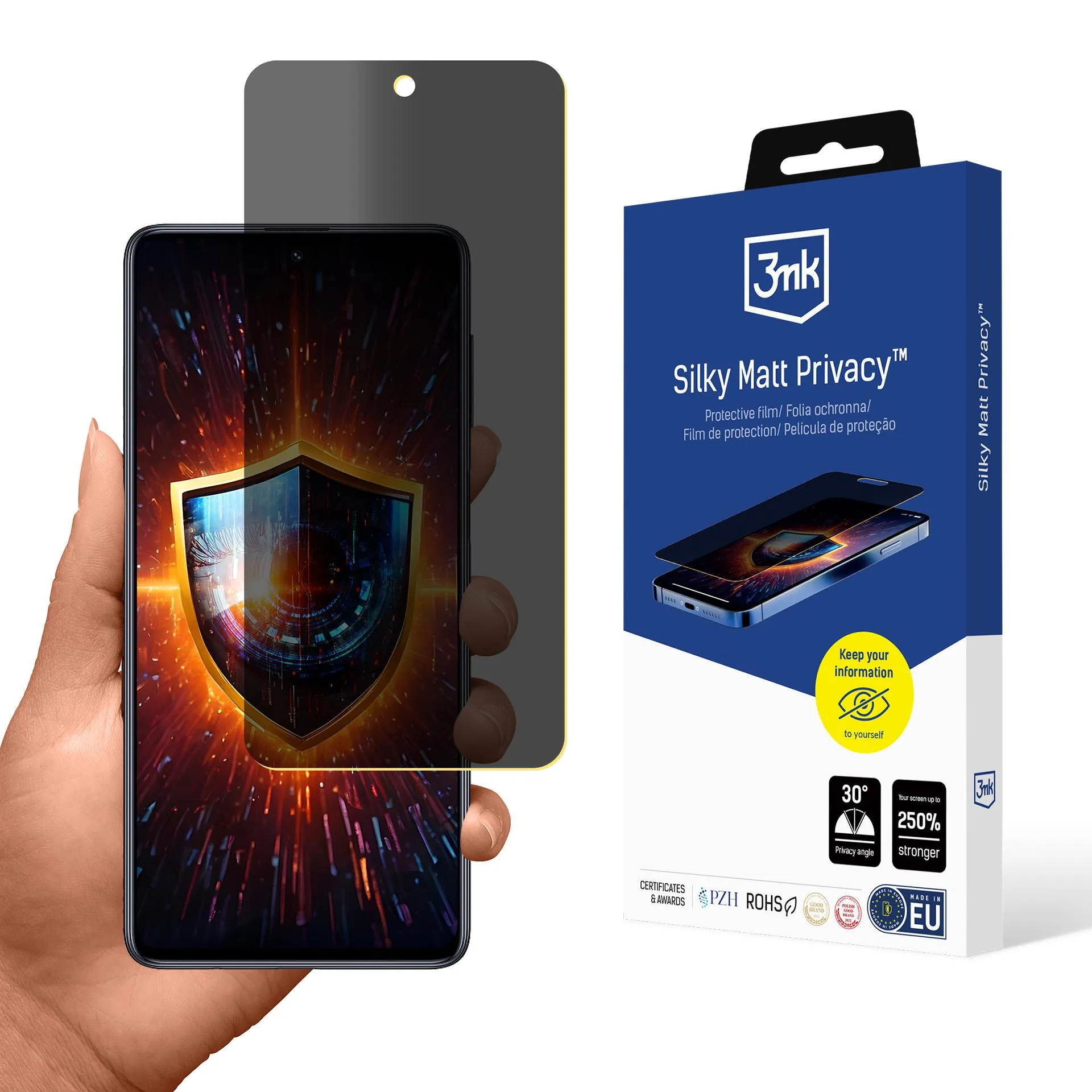 Privacy film for Samsung Galaxy M51 - 3mk Silky Matt Privacy
