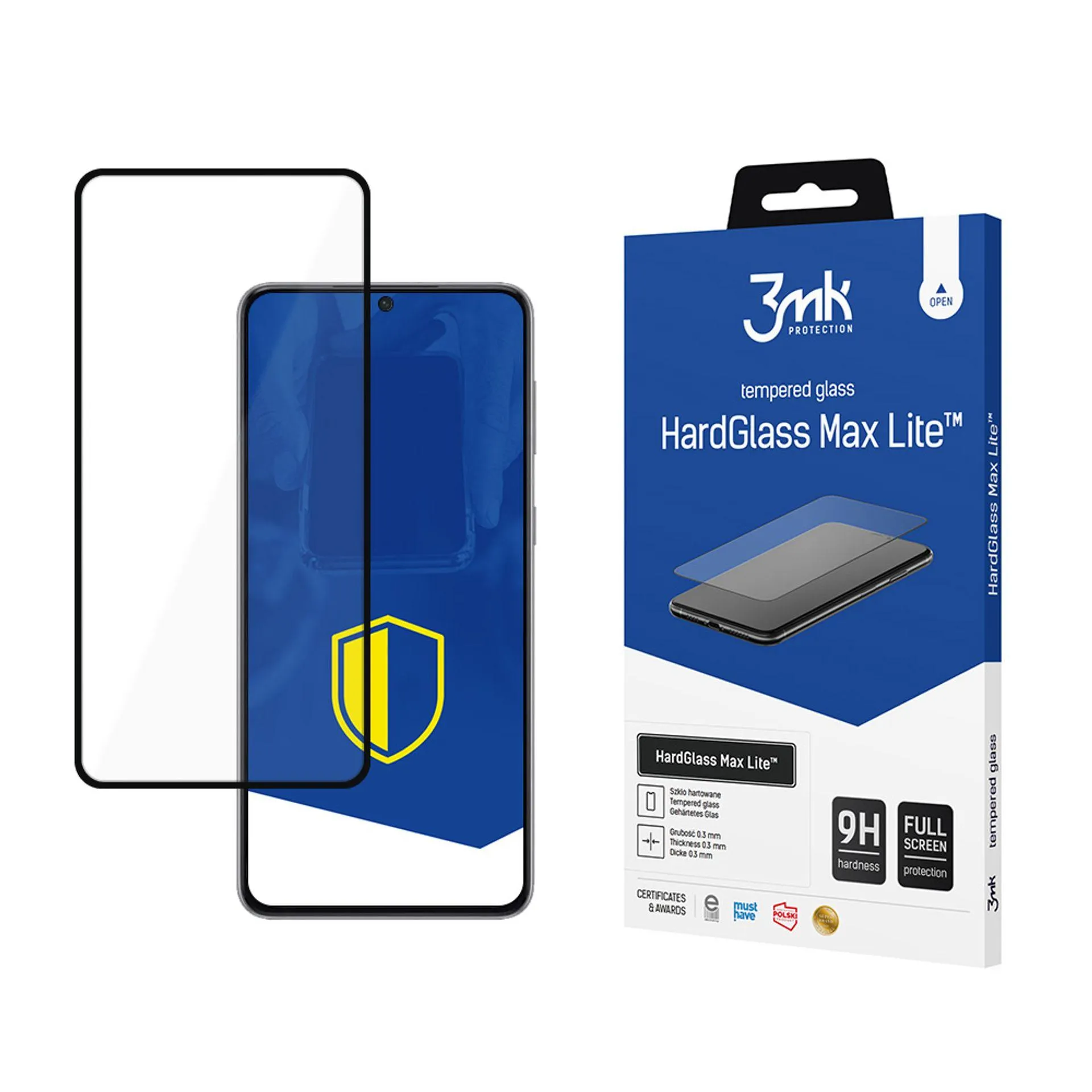 Tempered glass for Samsung Galaxy S21+ 5G - 3mk HardGlass Max Lite