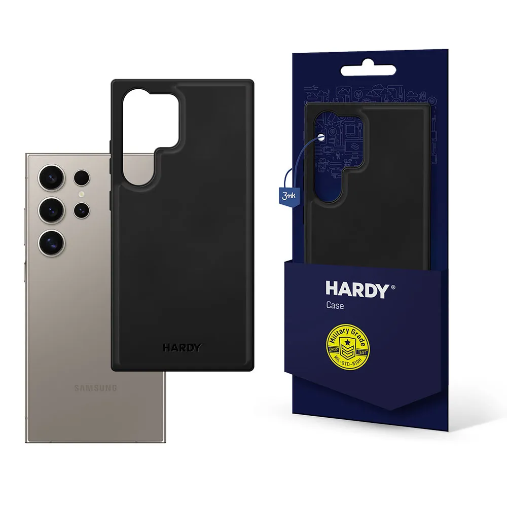 Case for Samsung Galaxy S24 Ultra - 3mk Hardy Silky Leather MagCase