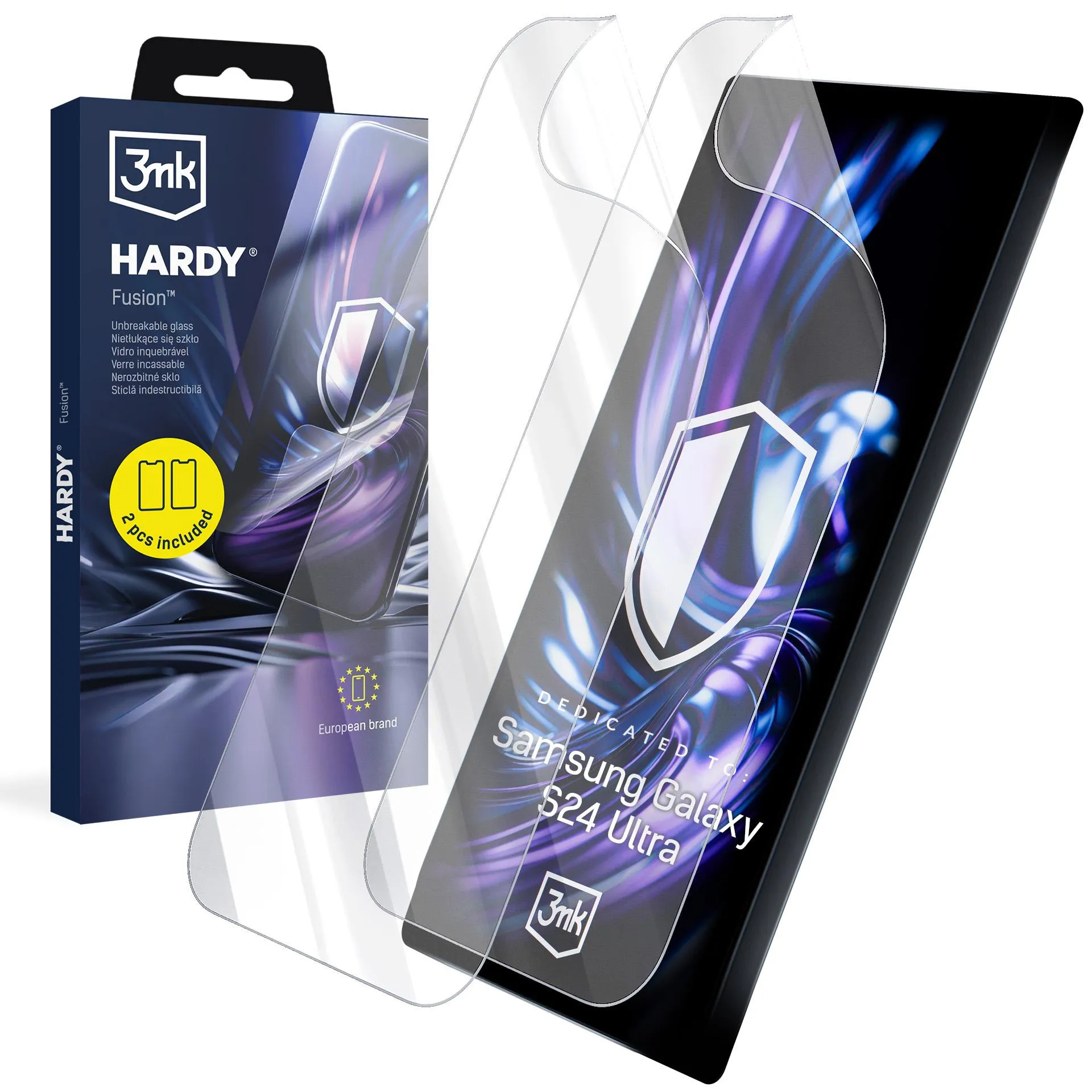 Hybrid glass for Samsung Galaxy S24 Ultra - 3mk Hardy Fusion