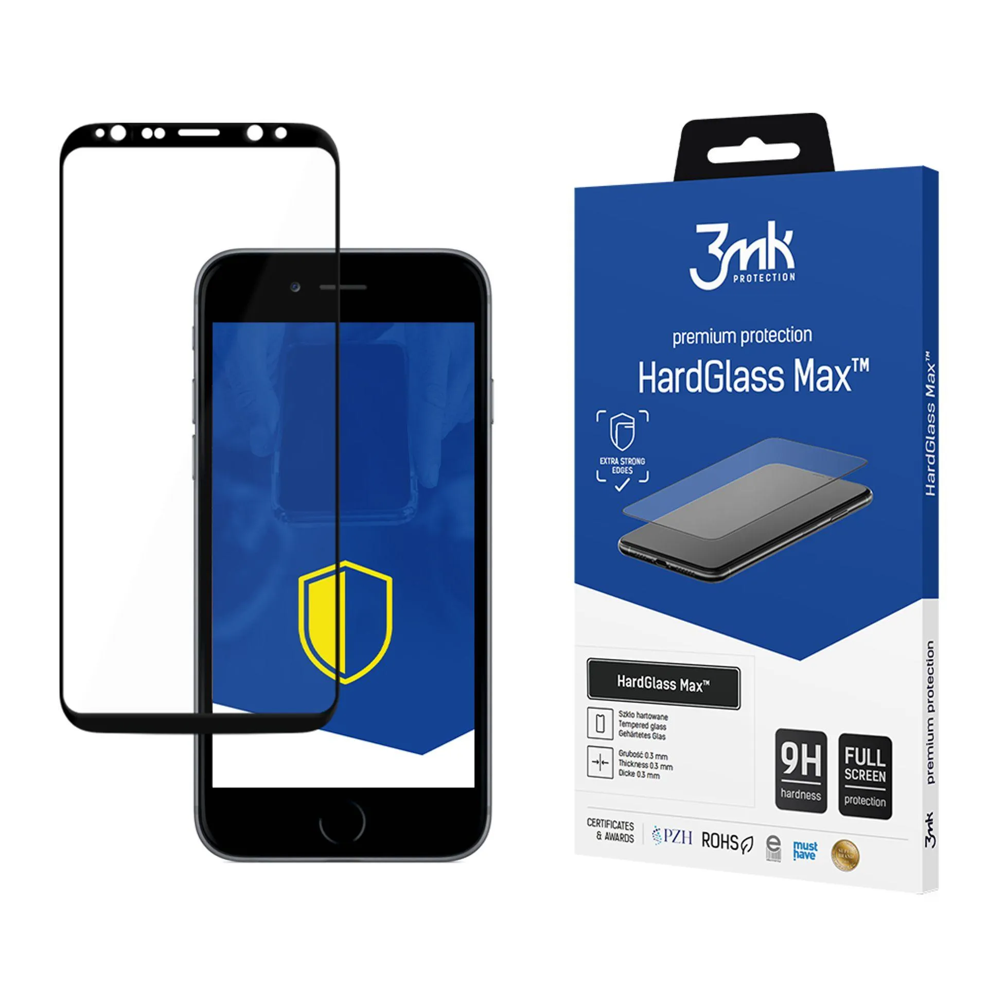 Reinforced tempered glass for Samsung Galaxy S8+ - 3mk HardGlass Max