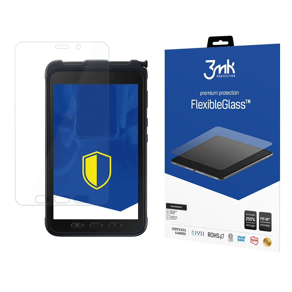 Shatterproof hybrid glass for Samsung Galaxy Tab Active 3 - 3mk FlexibleGlass