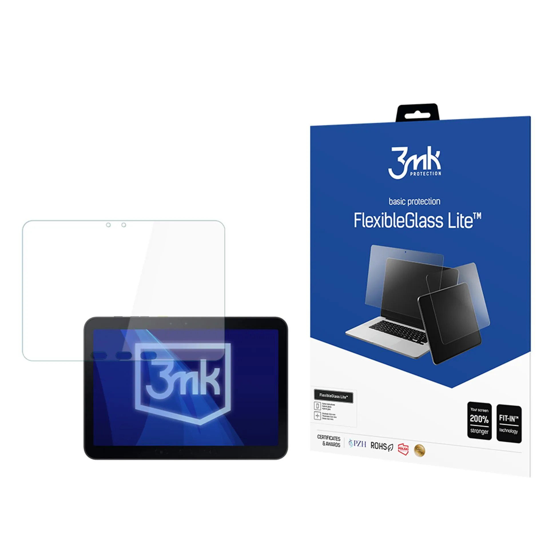 Shatterproof hybrid glass for Samsung Galaxy Tab Active5 Pro - 3mk FlexibleGlass Lite