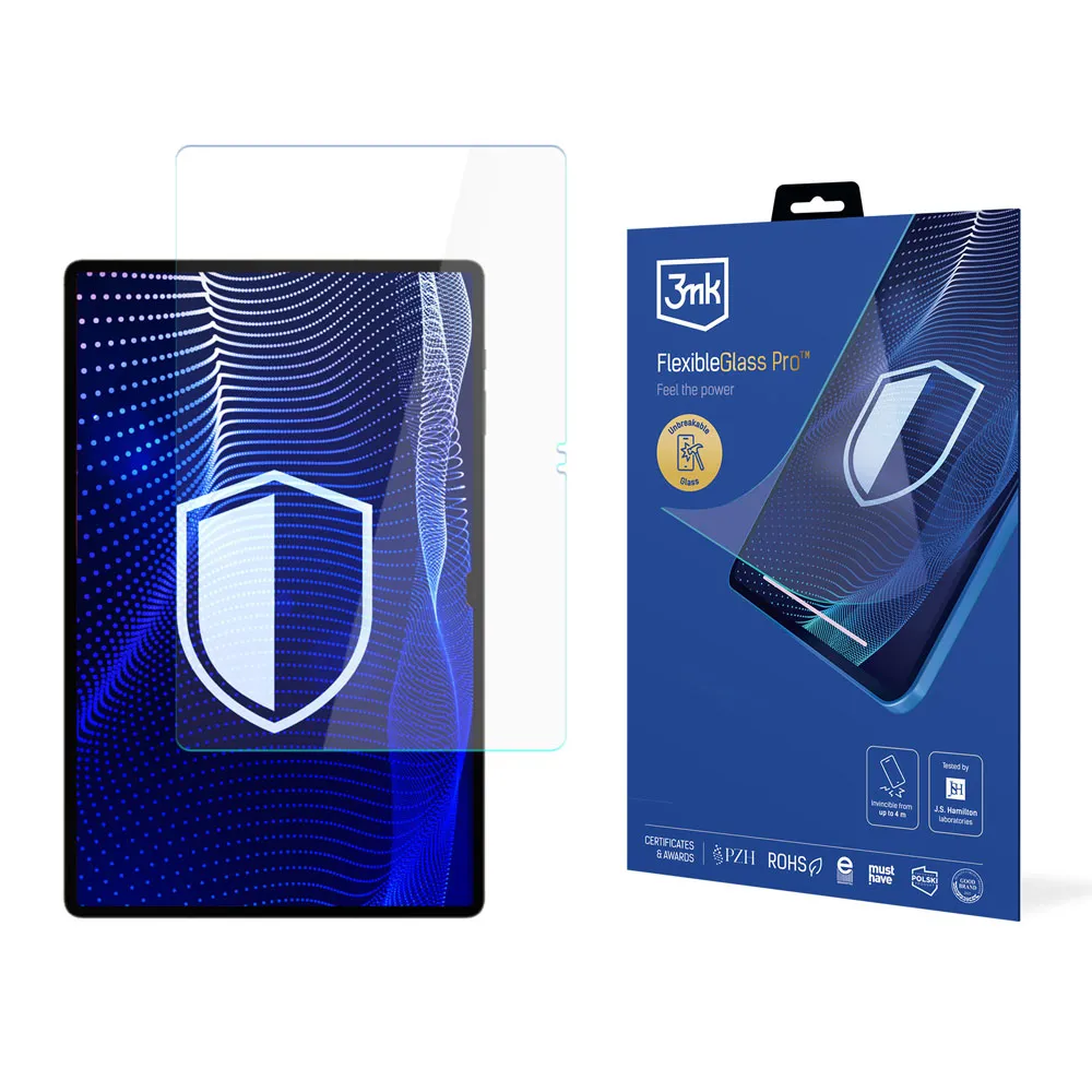 Shatterproof Glass for Samsung Galaxy Tab S9+ - 3mk FlexibleGlass Pro