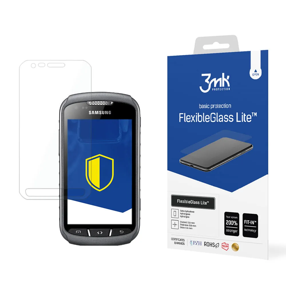 Unbreakable hybrid glass for Samsung Galaxy Xcover 3 - 3mk FlexibleGlass Lite