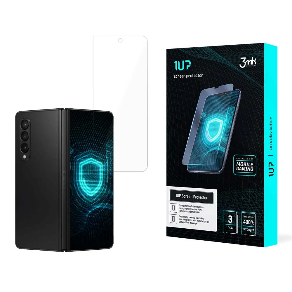 Screen protector for Samsung Galaxy Z Fold 5 (Front) - 3mk 1UP screen protector (3 pieces)