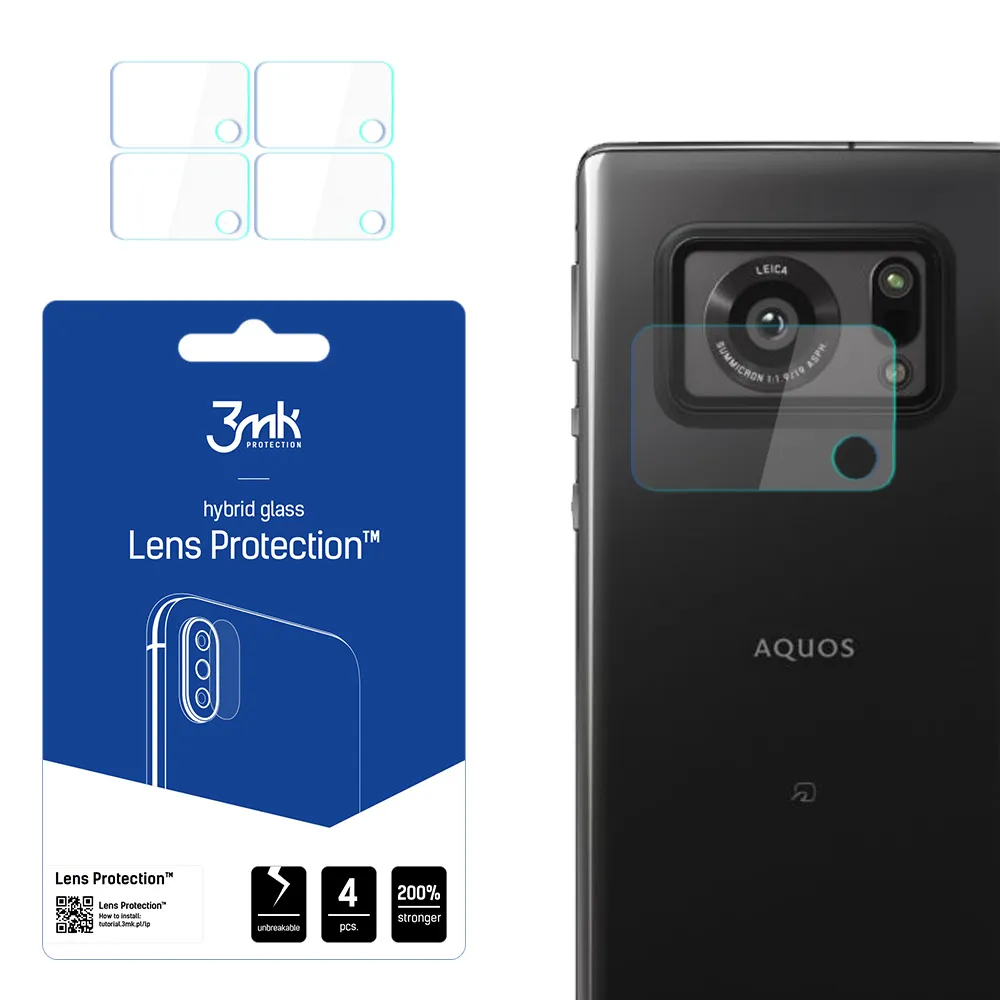 Lens glass for Sharp Aquos R6 - 3mk Lens Protection