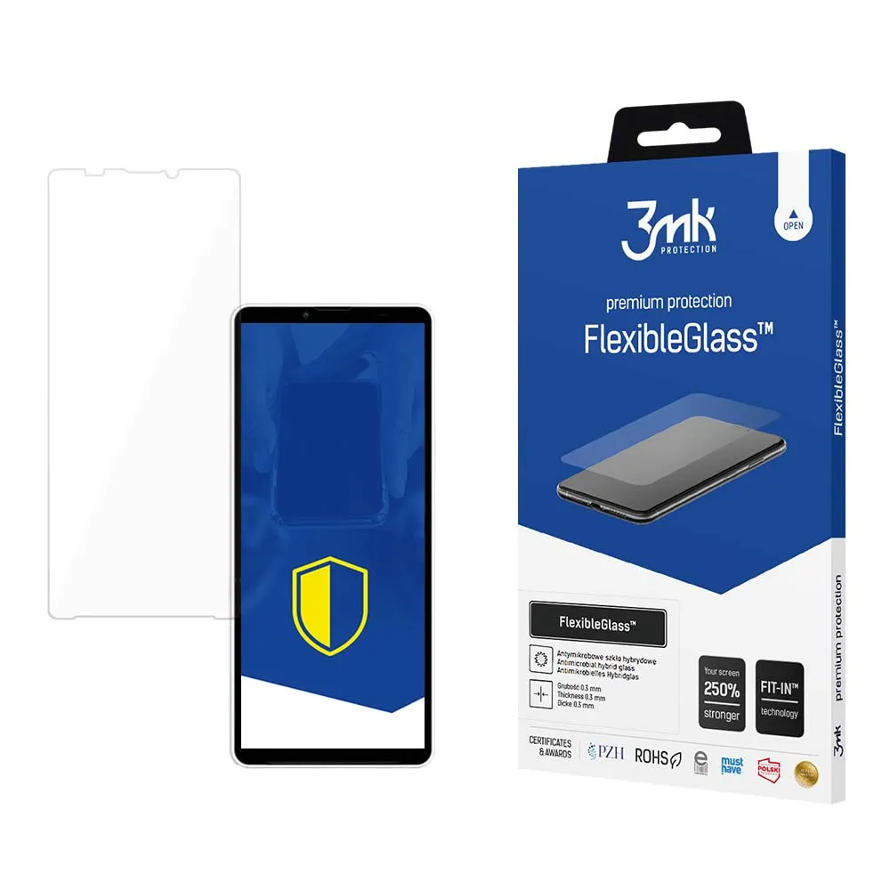 Hybrid unbreakable glass for Sony Xperia 10 V - 3mk FlexibleGlass™