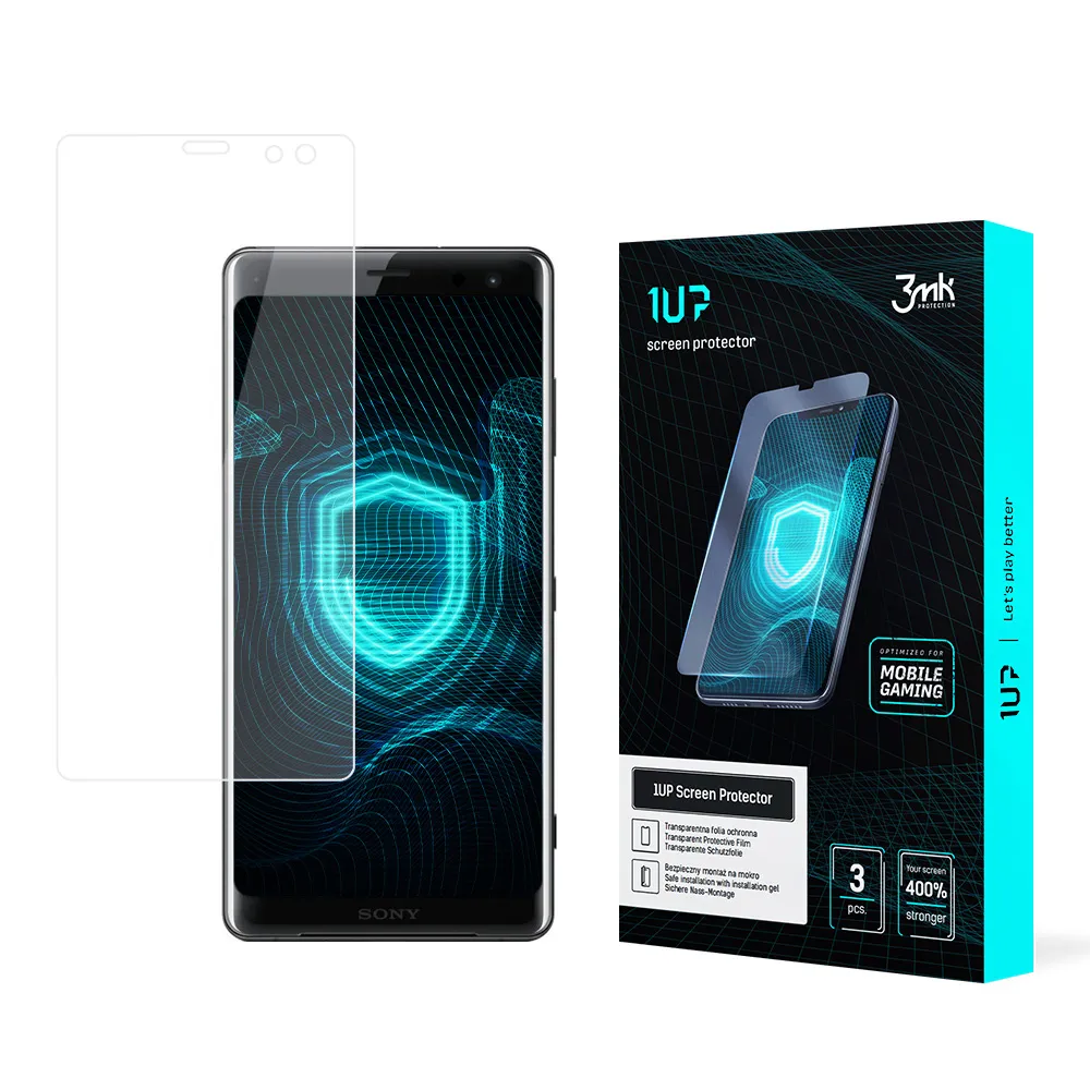Screen protector for Sony Xperia XZ3 - 3mk 1UP screen protector (3 pieces)