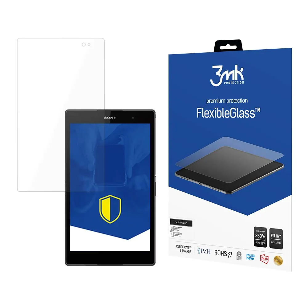 Shatterproof hybrid glass for Sony Z3 Tablet Compact - 3mk FlexibleGlass