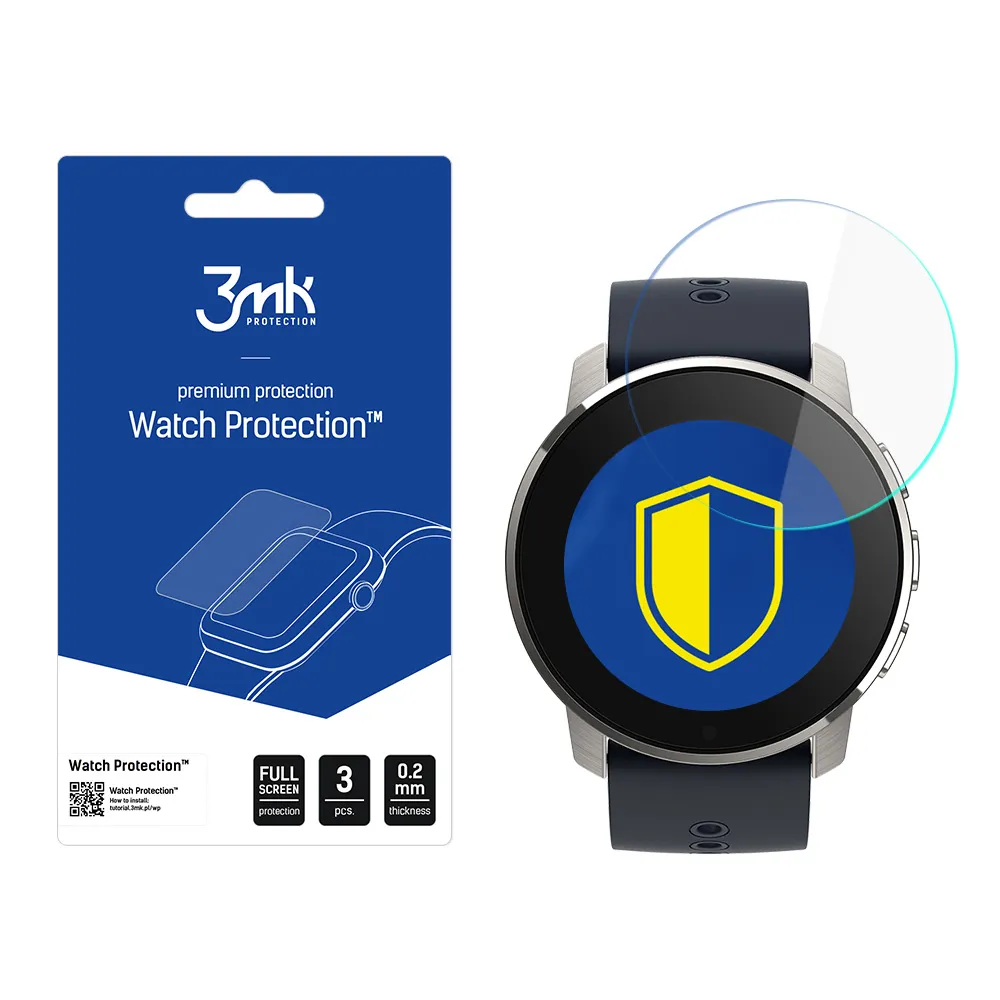 Protective glass for Suunto 9 Peak smartwatch screen - 3mk Watch Protection