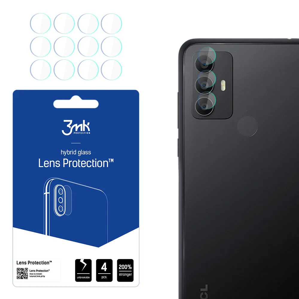 Lens glass for TCL 306/306 Dual SIM - 3mk Lens Protection