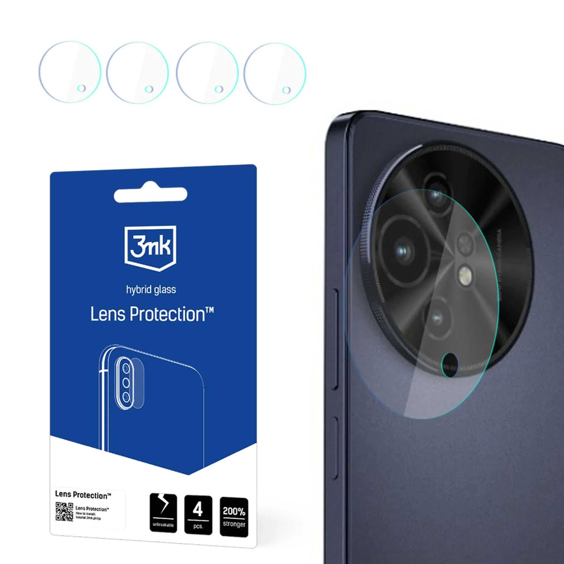 Lens glass for TCL 50 XL NXTpaper - 3mk Lens Protection