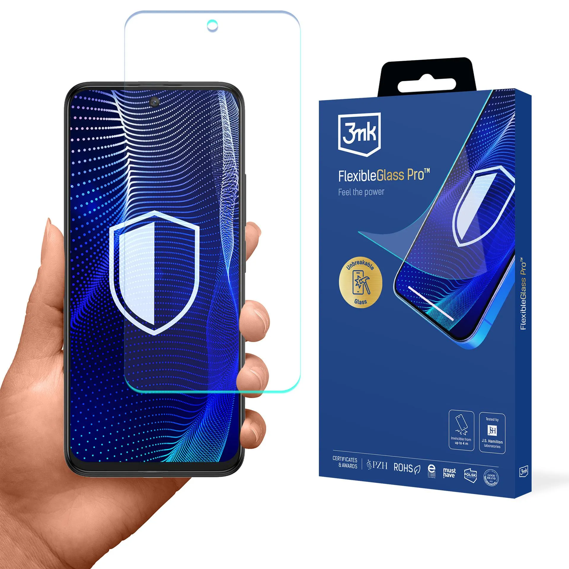Shatterproof glass for TCL 605 / 60 SE - 3mk FlexibleGlass Pro