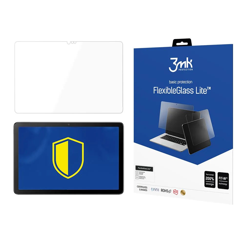 Shatterproof hybrid glass for TCL Tab 10S - 3mk FlexibleGlass Lite