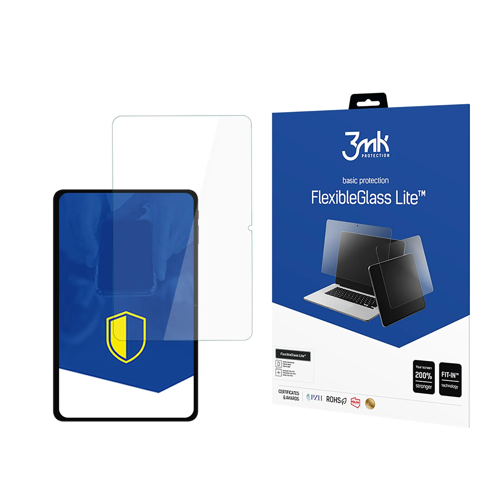 Shatterproof hybrid glass for Teclast T60 2024 - 3mk FlexibleGlass Lite